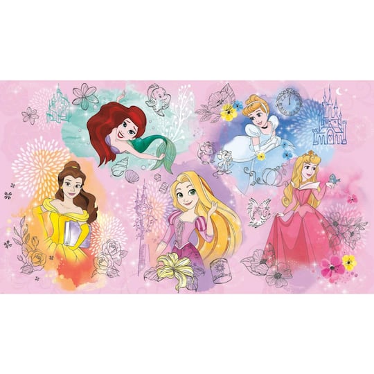 RoomMates Disney Princess Peel & Stick Mural | 10.5ft x 6ft | Michaels®
